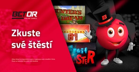 Bavte se v online casinu Betor...