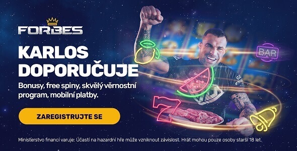 Forbes casino doporučuje i MMA fighter Karlos Terminator Vémola.