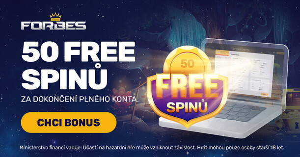 Získejte 50 free spinů ve Forbes casinu