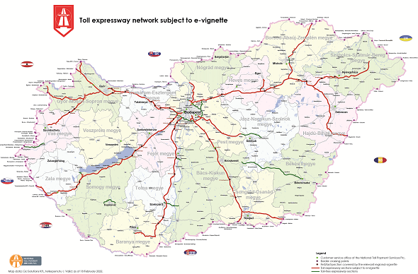 Dálniční síť Maďarska