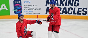 David Pastrňák a David Krejčí na MS v hokeji 2022 - Kde sledovat Česko vs Norsko živě zdarma?