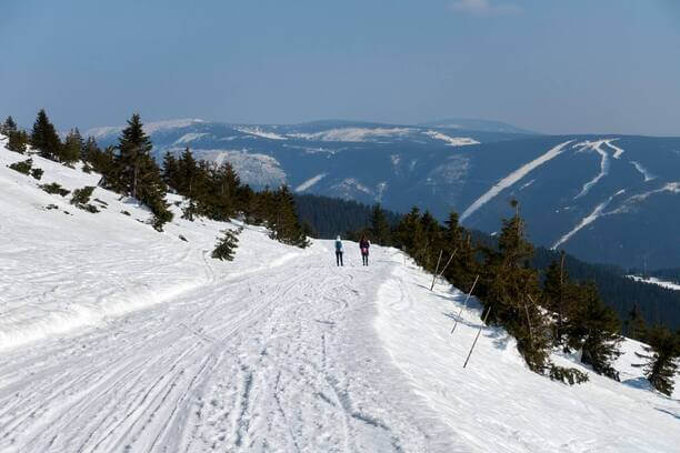 Sjezdovka v Krkonoších