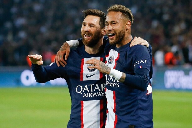 Lionel Messi a Neymar Jr.