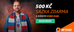 Sázka zdarma od Betana v hodnotě 500 Kč