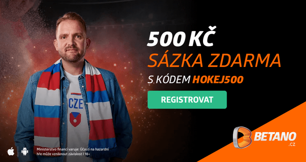 Sázka zdarma od Betana v hodnotě 500 Kč