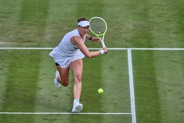 Barbora Krejčíková ve Wimbledonu
