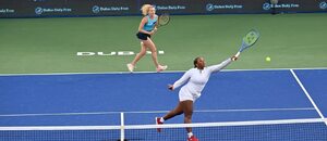Kateřina Siniaková a Taylor Townsend