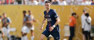Fabián Ruiz z PSG v zápase s Realem